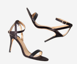 Black high heels shoes